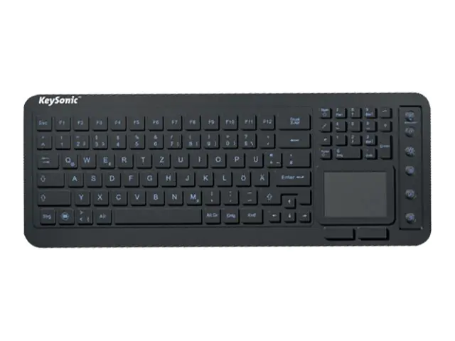 Keysonic KSK-6231 - Tastatur - USB - QWERTZ - Deutsch - wasserdicht - Schwarz Keysonic KSK-6231 - Tastatur - USB - QWERTZ - Deutsch - wasserdicht - Schwarz
