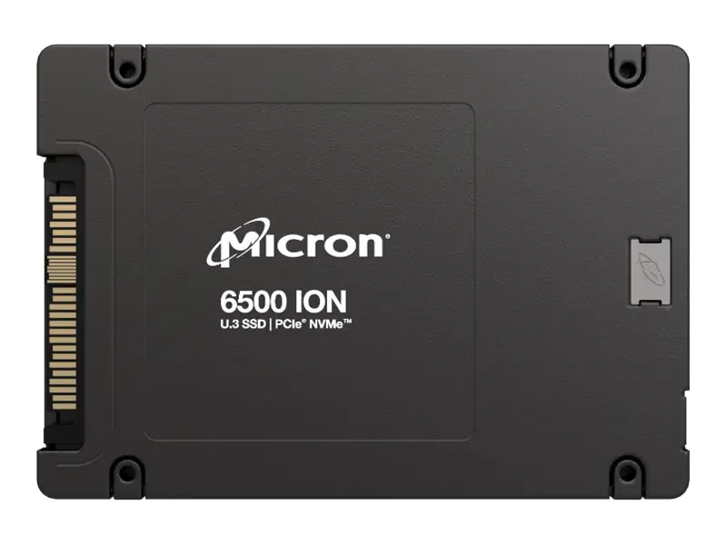 Micron 6500 ION - SSD - Enterprise - verschlüsselt - 30.72 TB - intern - 2.5" (6.4 cm) - U.3 PCIe 4.0 x4 (NVMe) - SHA-512 - Self-Encrypting Drive (SED), TCG Opal Encryption 2.01 - TAA-konform