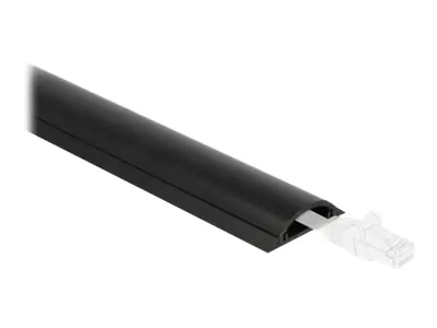 Delock Kabelkanal - 1 m - Schwarz