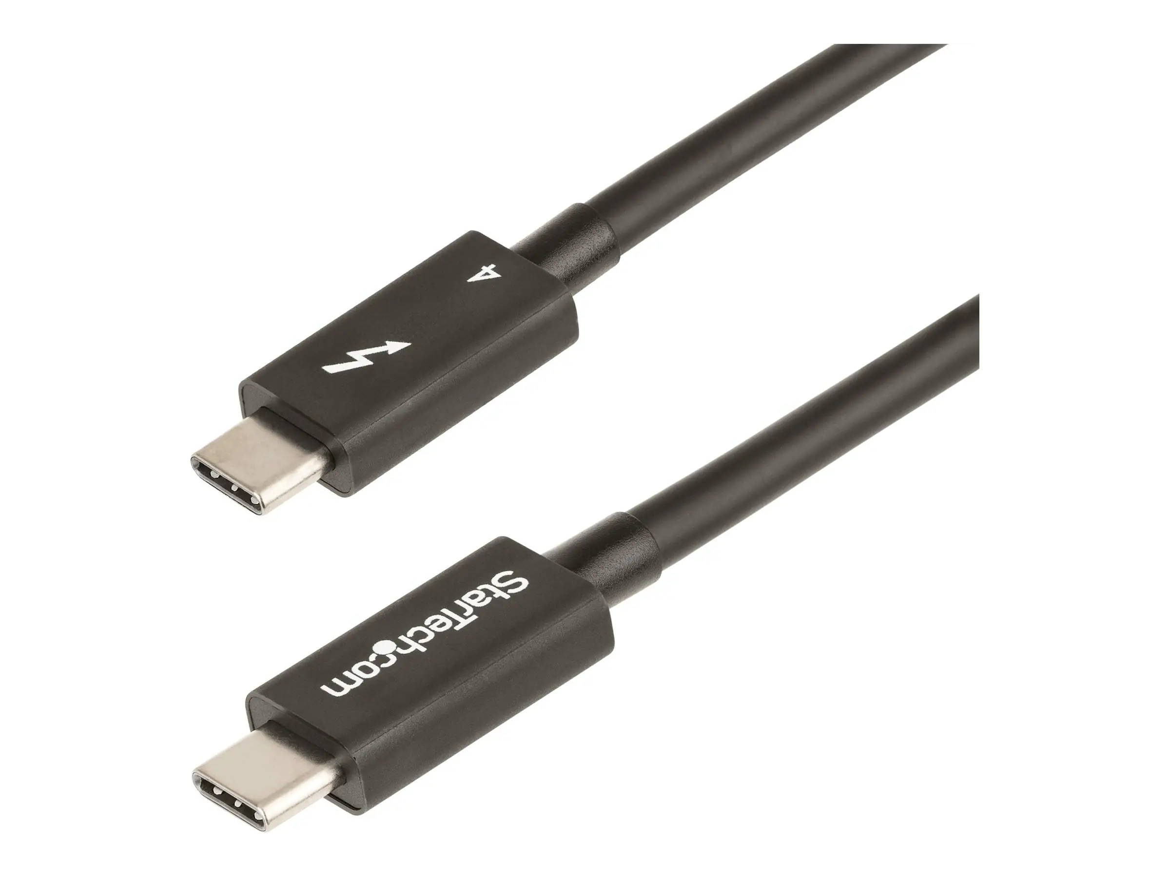 StarTech 3ft (1m) Thunderbolt 4 Cable, 40Gbps, 100W Power Delivery, 4K/8K Video, Intel-Certified Thunderbolt Cable - Compatible w/ USB 4/Thunderbolt 4/ USB 3.2/ USB Type-C/DisplayPort/Thunderbolt 3 (TBLT4MM1M) - Thunderbolt-Kabel - Thunderbolt 4 (M) zu Th StarTech 3ft (1m) Thunderbolt 4 Cable, 40Gbps, 100W Power Delivery, 4K/8K Video, Intel-Certified Thunderbolt Cable - Compatible w/ USB 4/Thunderbolt 4/ USB 3.2/ USB Type-C/DisplayPort/Thunderbolt 3 (TBLT4MM1M) - Thunderbolt-Kabel - Thunderbolt 4 (M) zu Th