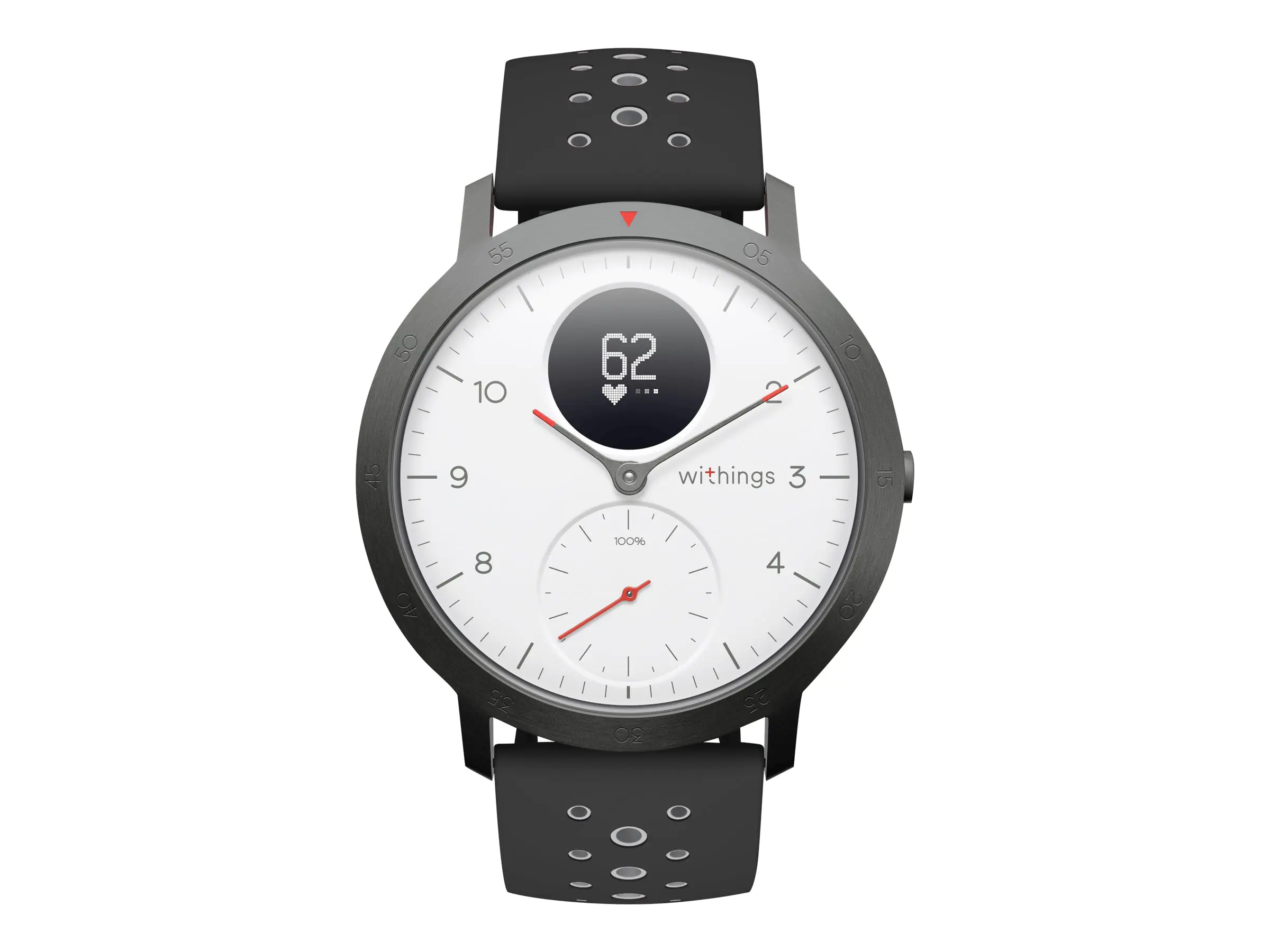 WITHINGS Steel HR Sport - 40 mm - Edelstahl - Aktivitätsmesser mit Band