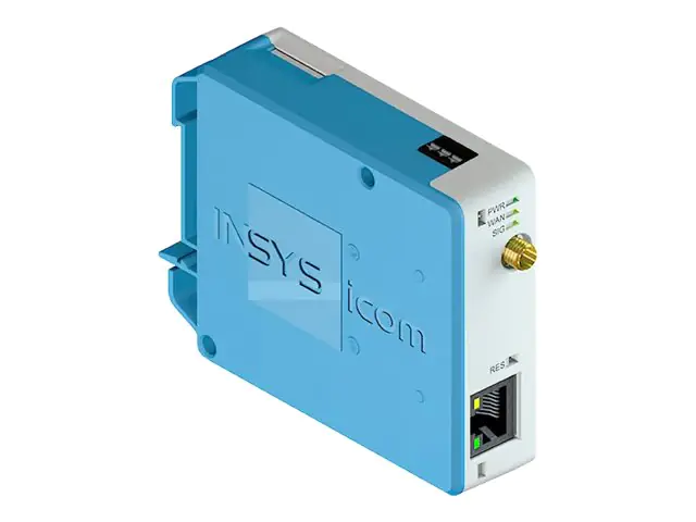 INSYS icom MIRO-L100 - Router - WWAN digitaler Eingang/Ausgang - 3G, 4G, 2G - an DIN-Schiene montierbar