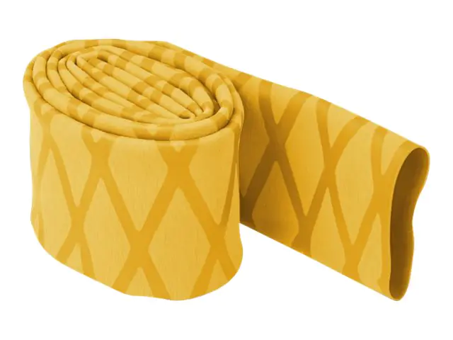 Delock Schrumpfschlauch - 1 m - Gelb, X-Muster
