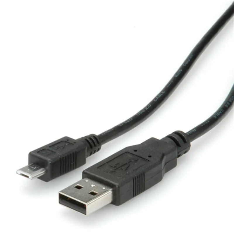 Roline - USB-Kabel - Micro-USB Typ B (M) zu USB (M) - USB 2.0 - 1.8 m - Schwarz Roline - USB-Kabel - Micro-USB Typ B (M) zu USB (M) - USB 2.0 - 1.8 m - Schwarz