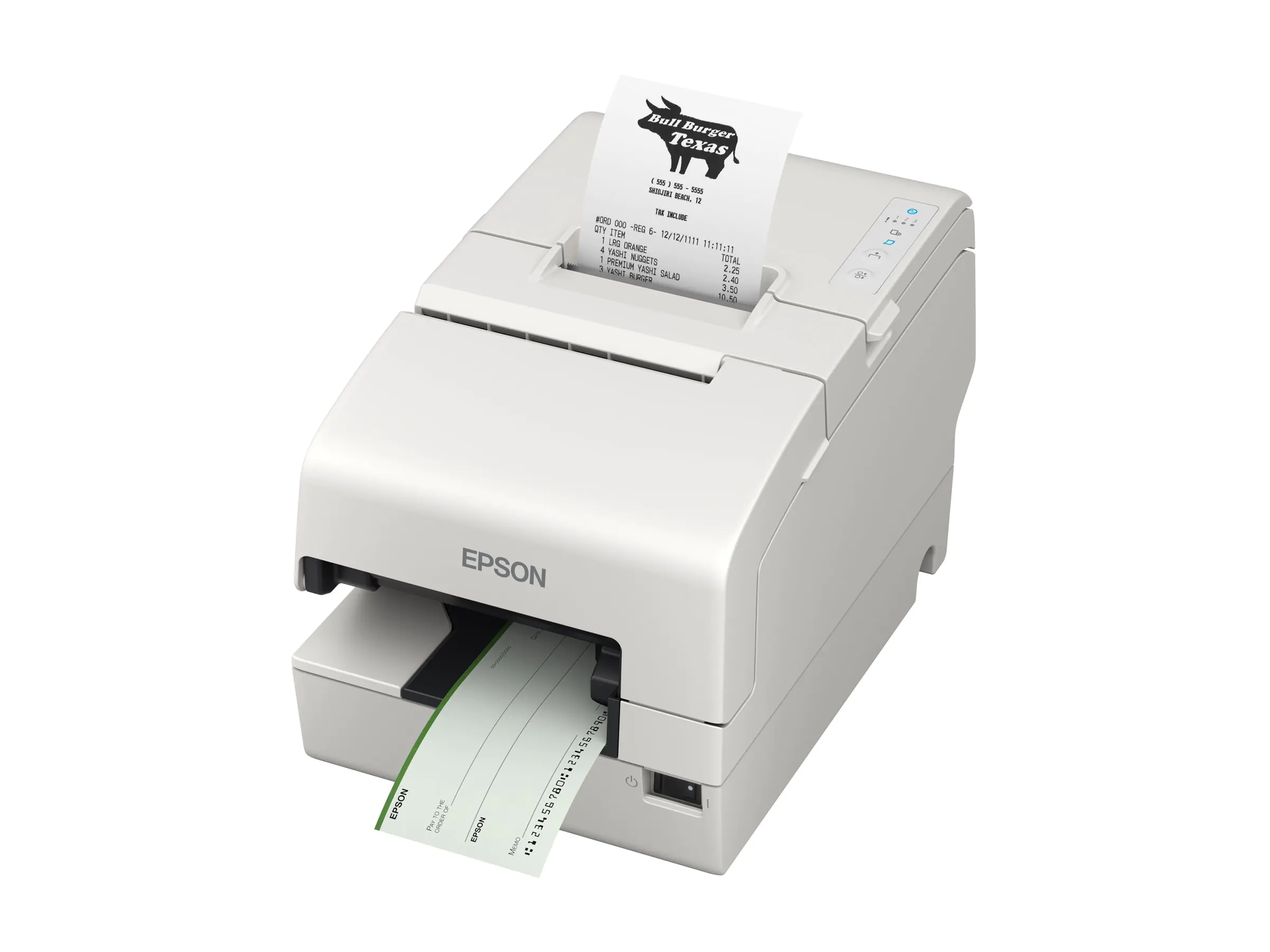 Epson TM-H6000VI Cutter MICR USB RS232 Ethernet OPOS weiß - POS-Drucker - Nadel/Matrixdruck
