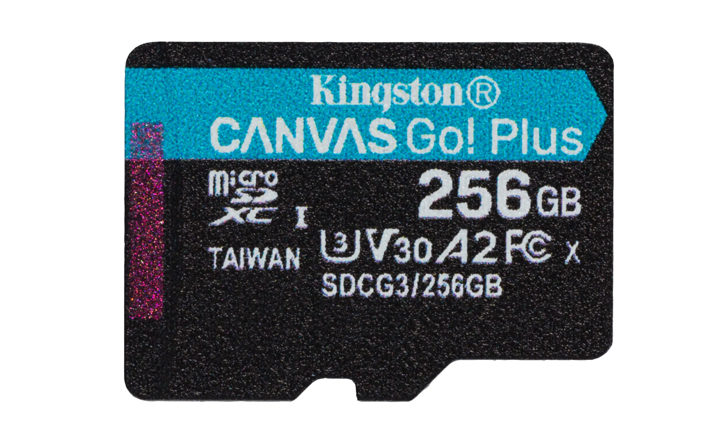 Kingston Canvas Go! Plus - Flash-Speicherkarte - 256 GB - A2 / Video Class V30 / UHS-I U3 / Class10 - microSDXC UHS-I