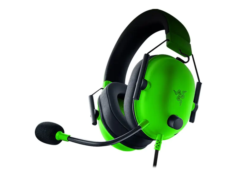 Razer BlackShark V2 X - Headset - ohrumschließend - kabelgebunden - 3,5 mm Stecker - Geräuschisolierung - Razer Green