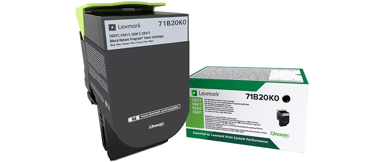 Lexmark X317 - Schwarz - Original - Tonerpatrone LCCP, LRP - für Lexmark CS317dn, CS417dn, CS517de, CX317dn, CX417de Lexmark X317 - Schwarz - Original - Tonerpatrone LCCP, LRP - für Lexmark CS317dn, CS417dn, CS517de, CX317dn, CX417de
