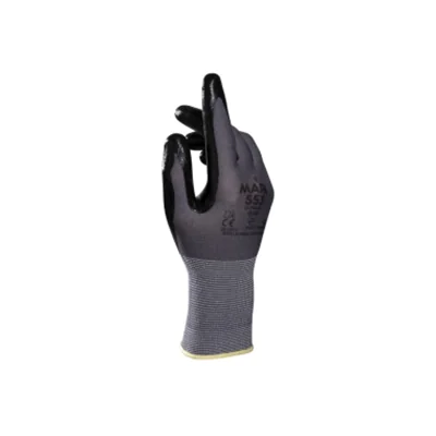 MAPA Arbeitshandschuh Ultrane 553 8 II Strick schwarz/grau