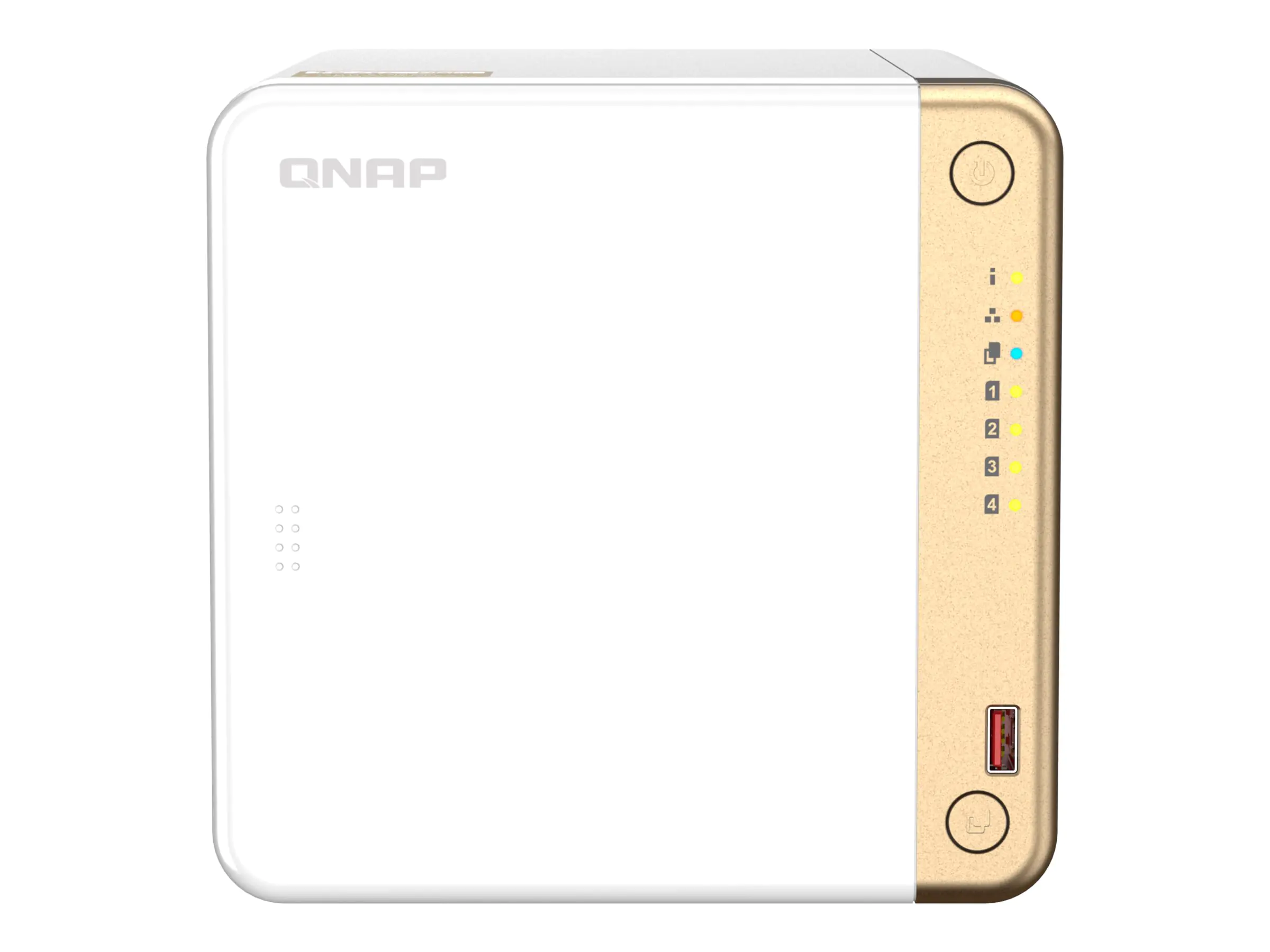 QNAP TS-462 - NAS-Server - 4 Schächte - SATA 6Gb/s - RAID RAID 0, 1, 5, 6, 10, 50, JBOD, 60 - RAM 2 GB - 2.5 Gigabit Ethernet - iSCSI Support