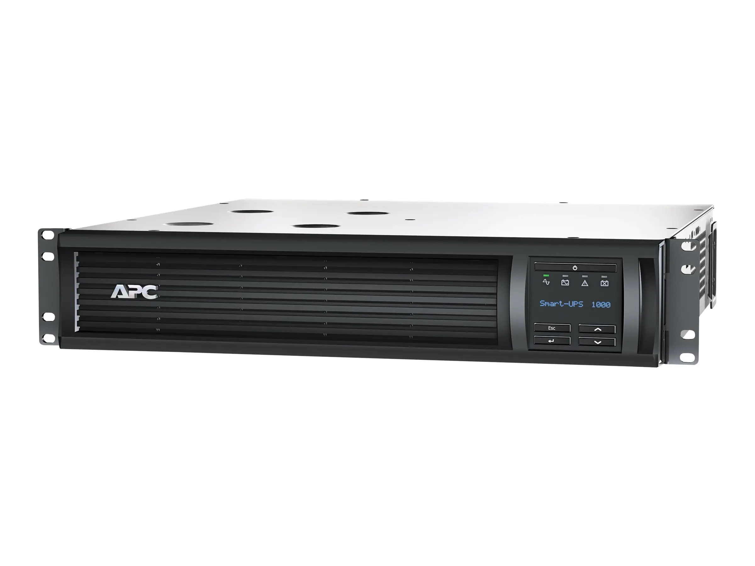 APC Smart-UPS 1000VA LCD RM - USV (Rack - einbaufähig) - Wechselstrom 220/230/240 V - 700 Watt - 1000 VA - Ethernet 10/100, RS-232, USB - Ausgangsanschlüsse: 4 - 2U - Schwarz - mit APC SmartConnect - für P/N: AR4018SPX432, AR4024SP, AR4024SPX429, AR4024SP APC Smart-UPS 1000VA LCD RM - USV (Rack - einbaufähig) - Wechselstrom 220/230/240 V - 700 Watt - 1000 VA - Ethernet 10/100, RS-232, USB - Ausgangsanschlüsse: 4 - 2U - Schwarz - mit APC SmartConnect - für P/N: AR4018SPX432, AR4024SP, AR4024SPX429, AR4024SP