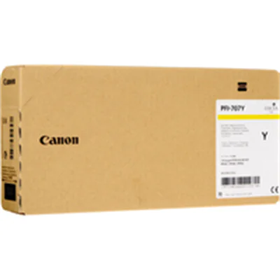 Canon PFI-707 Y - 700 ml - Gelb - Original - Tintenbehälter - für imagePROGRAF iPF830, iPF830 MFP M40, iPF840, iPF840 MFP M40, iPF850, iPF850 MFP M40