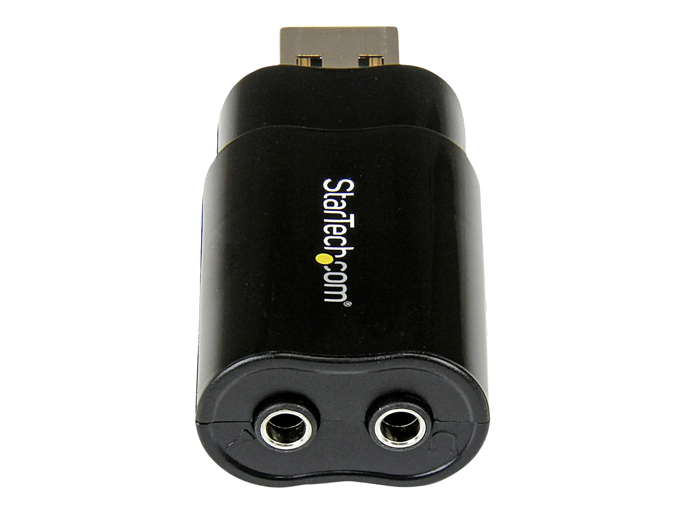 StarTech USB Sound Card - 3.5mm Audio Adapter - External Sound Card - Black - External Sound Card (ICUSBAUDIOB) - Soundkarte - Stereo - USB 2.0 - für P/N: MU15MMS, MU6MMS, TB33A1C