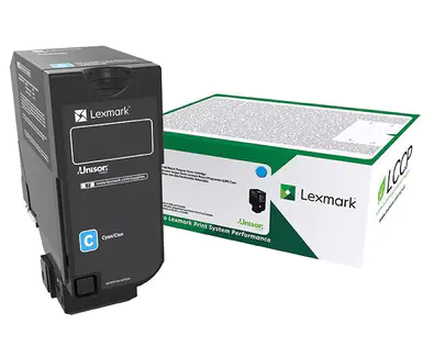 Lexmark - Cyan - Original - Tonerpatrone LRP - für Lexmark CS727de, CS728de, CX727de