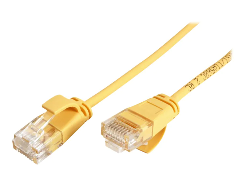 Roline - Patch-Kabel - RJ-45 (M) zu RJ-45 (M) - 3 m - UTP - CAT 6a - halogenfrei, geformt - Gelb