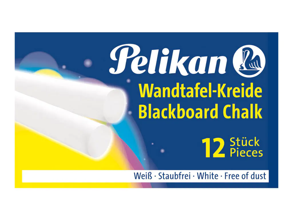 Pelikan Wandtafelkreide 701359 weiß 12 St./Pack.