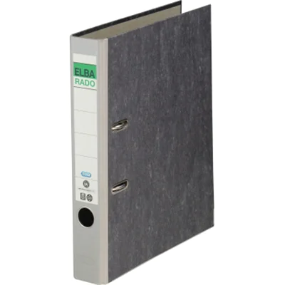 ELBA Ordner ELBArado 100022597 DIN A4 50mm Pappe grau ELBA Ordner ELBArado 100022597 DIN A4 50mm Pappe grau