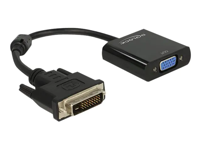 DeLOCK - Videokonverter - Lontium LT8511 - DVI - VGA - Schwarz - retail DeLOCK - Videokonverter - Lontium LT8511 - DVI - VGA - Schwarz - retail