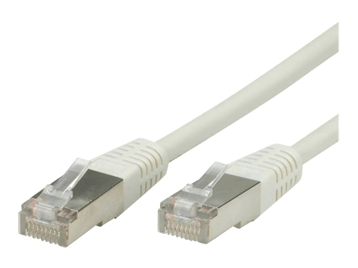 VALUE - Patch-Kabel - RJ-45 (M) zu RJ-45 (M) - 10 m - SFTP - CAT 5e - Grau