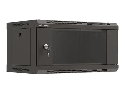 Lanberg WF03 Series - Gehäuse - 540 x 350, flach verpackt, mit Glastür - geeignet für Wandmontage