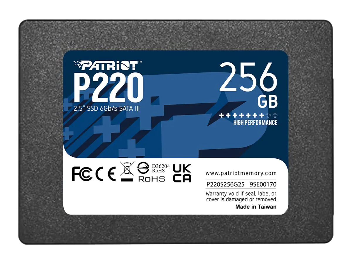 PATRIOT P220 - SSD - 256 GB - intern - 2.5" (6.4 cm) P220S256G25