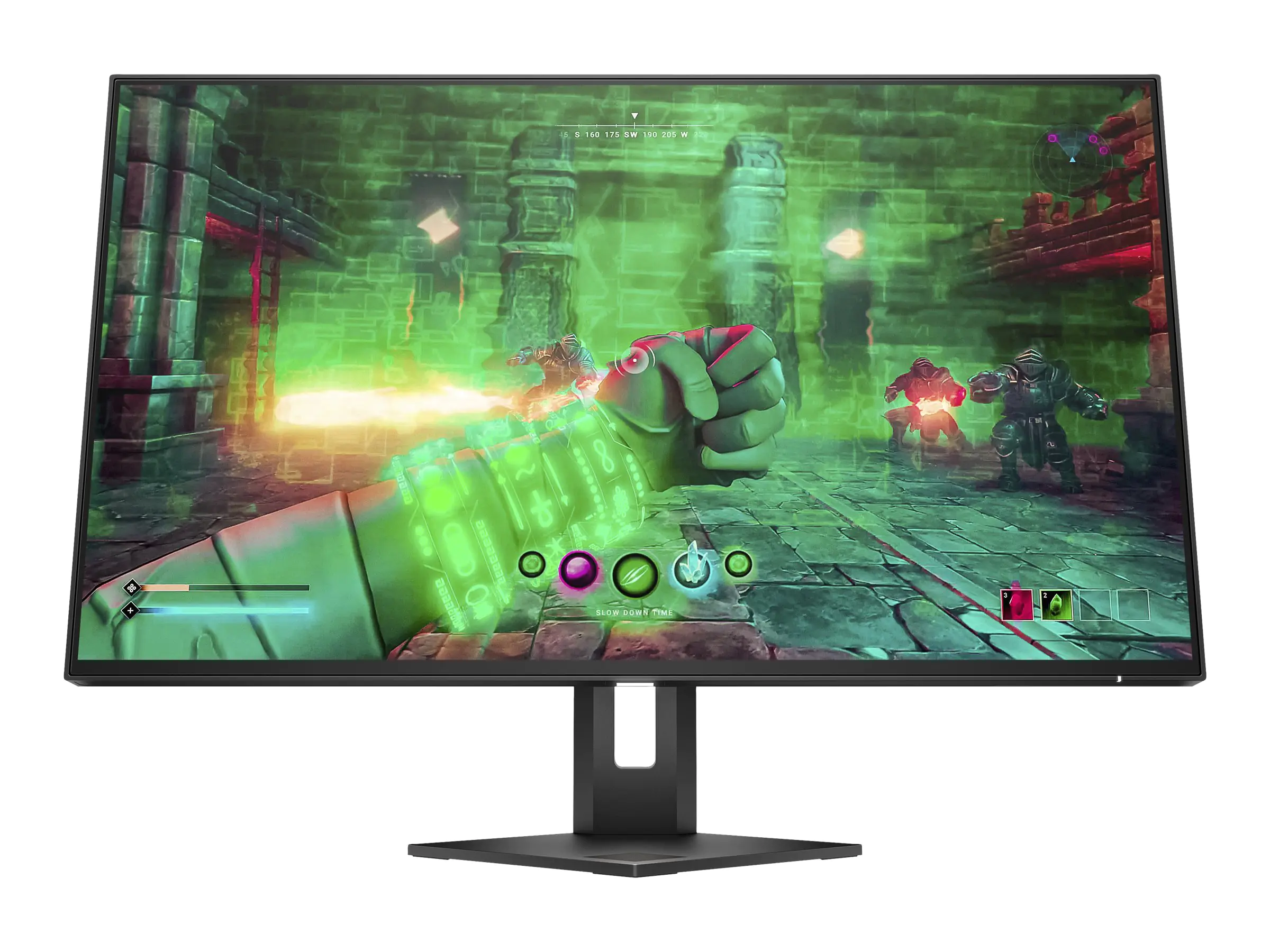 OMEN by HP 27u - LED-Monitor - Gaming - 68.6 cm (27") - 3840 x 2160 4K @ 144 Hz - IPS - 450 cd/m² - 1000:1 - DisplayHDR 400 - 1 ms - 2xHDMI, DisplayPort - Lautsprecher - Schwarz