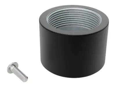 Vaddio Drop Pipe Camera Adapter - Black - Kamera -Gewindeadapter