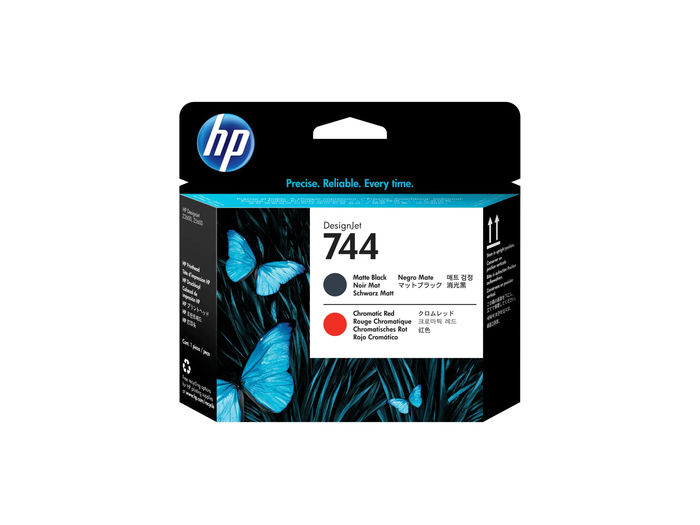 HP 744 - Schwarz, Chromatic Red - Druckkopf - für DesignJet HD Pro MFP, Z2600 PostScript, Z5600 PostScript