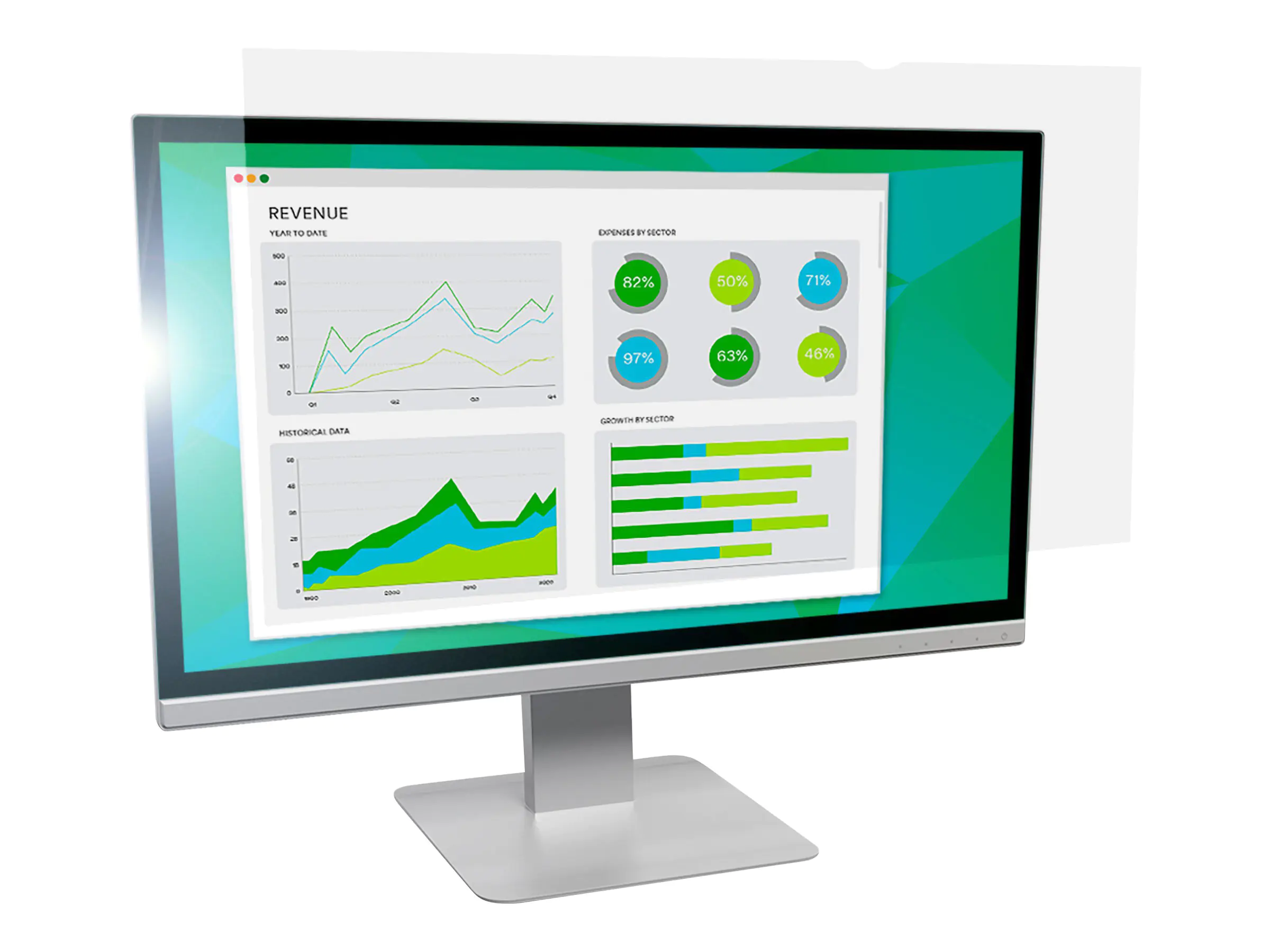 3M Blendschutzfilter für 24" Breitbild-Monitor - Display-Blendschutzfilter - 61 cm Breitbild (Breitbild mit 24 Zoll) - klar 3M Blendschutzfilter für 24" Breitbild-Monitor - Display-Blendschutzfilter - 61 cm Breitbild (Breitbild mit 24 Zoll) - klar