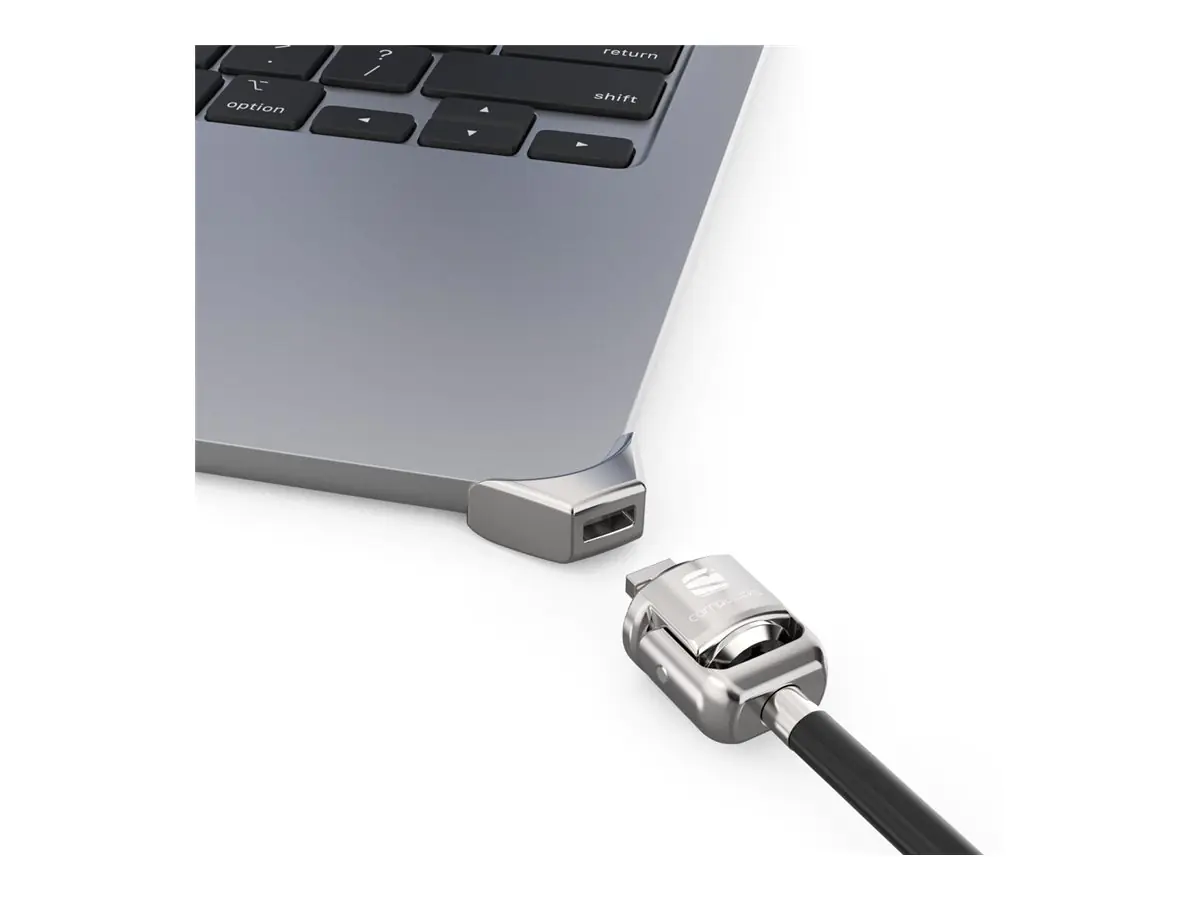 Compulocks Ledge Adapter for MacBook Air M2 and M3 with Keyed Lock - Sicherheitsschlossadapter - mit Schlüssel-Kabelschloss - für Apple MacBook Air M2