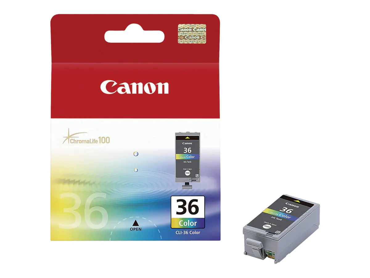 Canon Tinte 1511B001 CLI-36 color 249 Seiten 12 ml 1 Stück Canon Tinte 1511B001 CLI-36 color 249 Seiten 12 ml 1 Stück