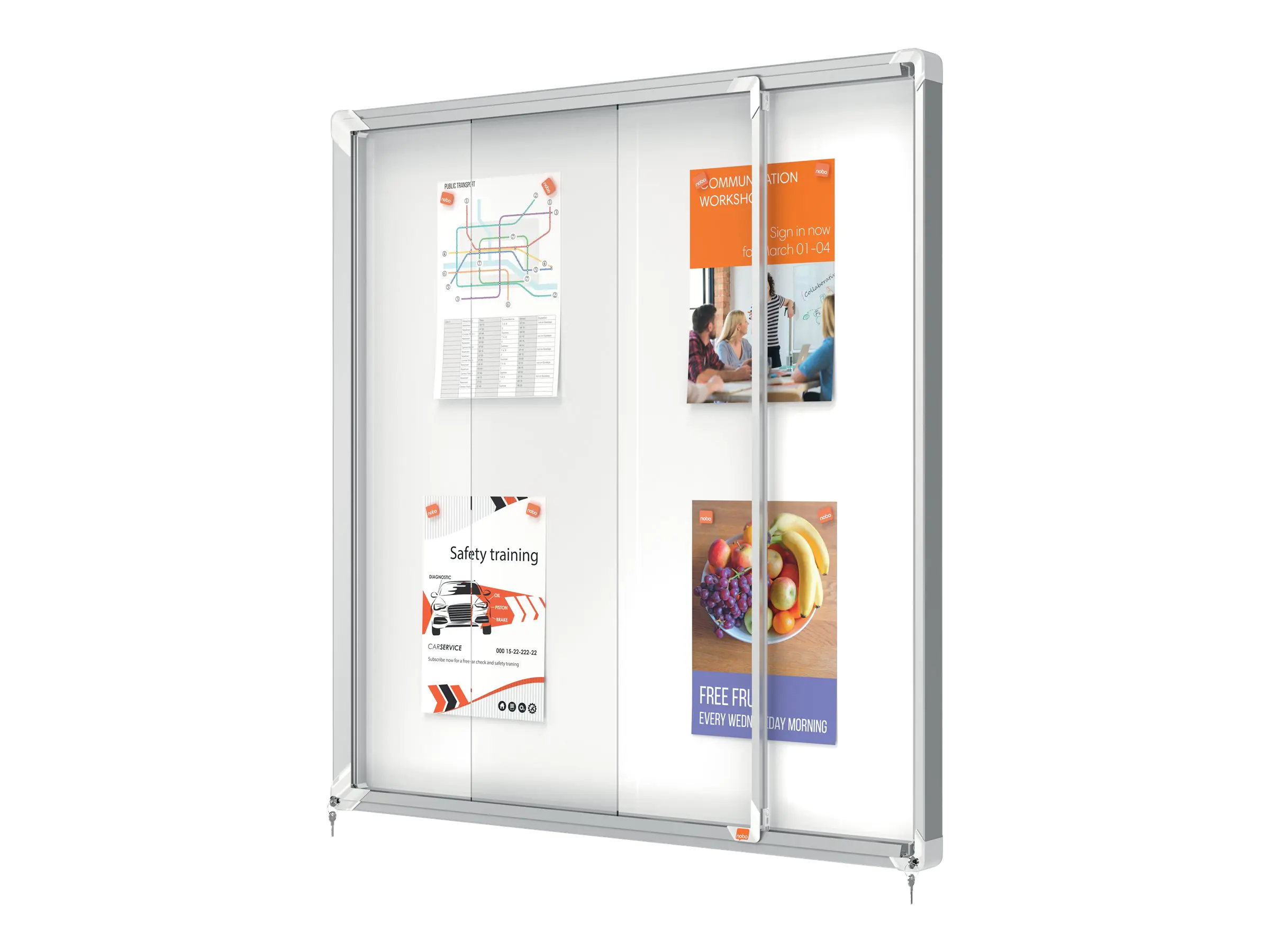 Nobo Geschlossenes Memoboard - geeignet für 1902581