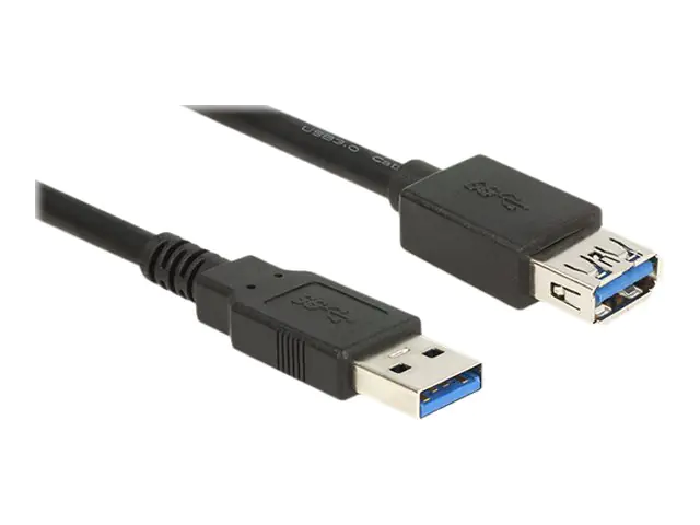 DeLOCK Extension cable USB 3.0 - USB-Verlängerungskabel - USB Typ A (M) bis USB Typ A (W) - USB 3.0 - 5 m - Schwarz DeLOCK Extension cable USB 3.0 - USB-Verlängerungskabel - USB Typ A (M) bis USB Typ A (W) - USB 3.0 - 5 m - Schwarz