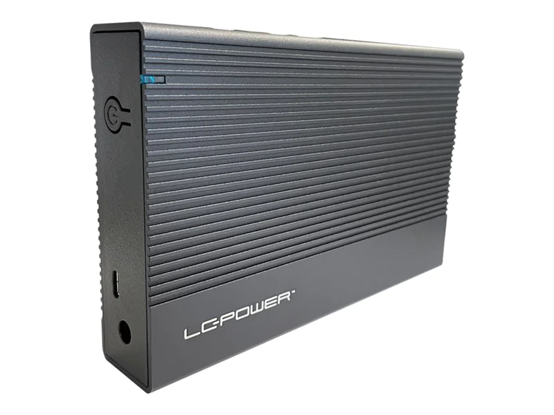LC Power LC-35U3-C - Speichergehäuse - 3.5" (8.9 cm) - SATA 6Gb/s - USB-C 3.2 (Gen 2) - Schwarz