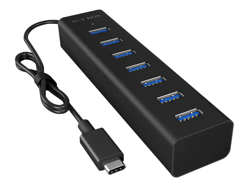 ICY BOX IB-HUB1700-C3 - Hub - 7 x SuperSpeed USB 3.0 - Desktop ICY BOX IB-HUB1700-C3 - Hub - 7 x SuperSpeed USB 3.0 - Desktop