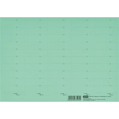 ELBA Beschriftungsschild 58 x 18 mm (B x H) 160g/m² Karton grün 500 St./Pack. ELBA Beschriftungsschild 58 x 18 mm (B x H) 160g/m² Karton grün 500 St./Pack.