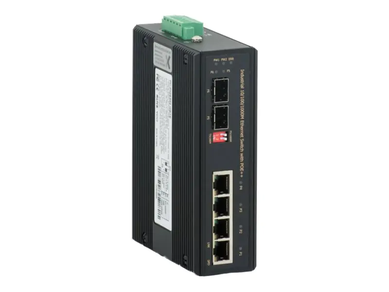 Barox PC-PITE-502GBTE - Switch - unmanaged - 4 x 10/100/1000 (PoE++) PC-PITE502-GBTE