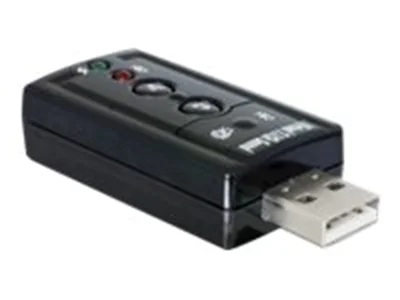 DeLOCK - Soundkarte - 24-Bit - 96 kHz - 7.1 - USB 2.0 - CM6533