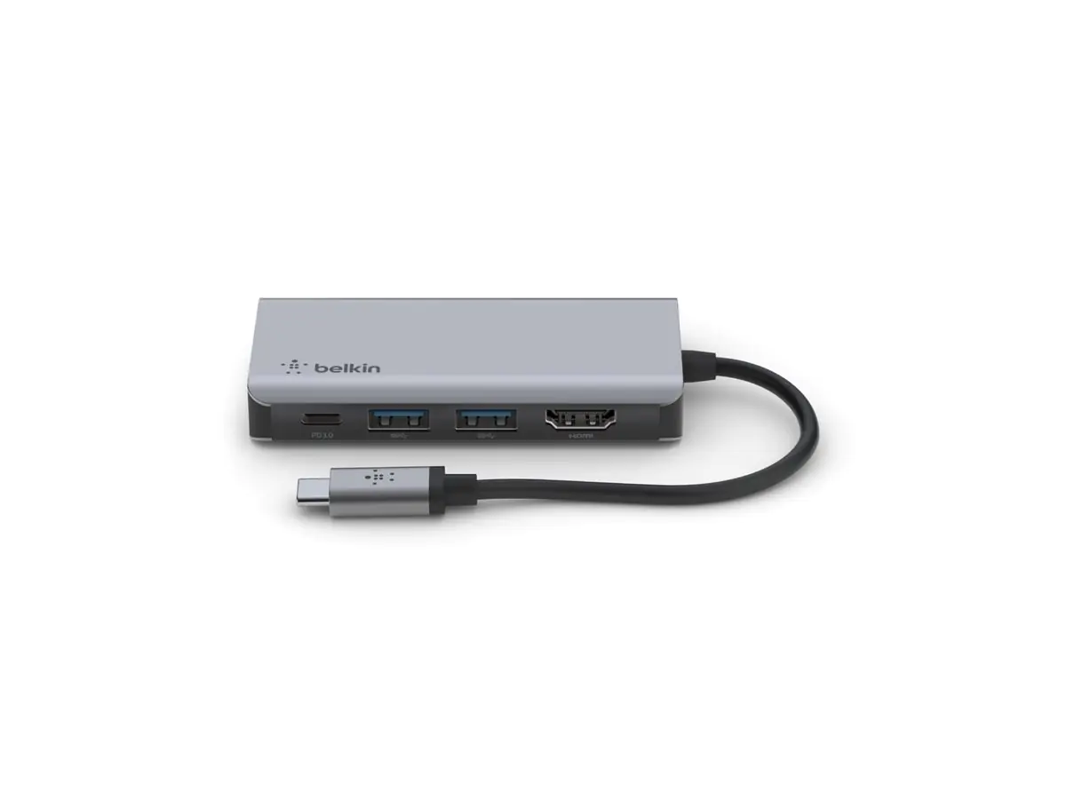 Belkin CONNECT 4-in-1 - Multiport-Hupadapter - USB-C - HDMI