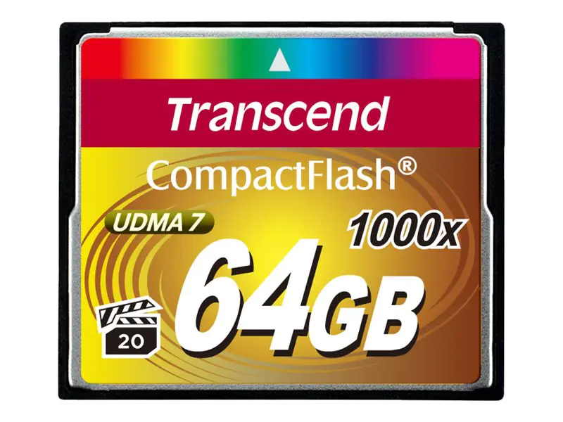 Transcend Ultimate - Flash-Speicherkarte - 64 GB - 1000x - CompactFlash