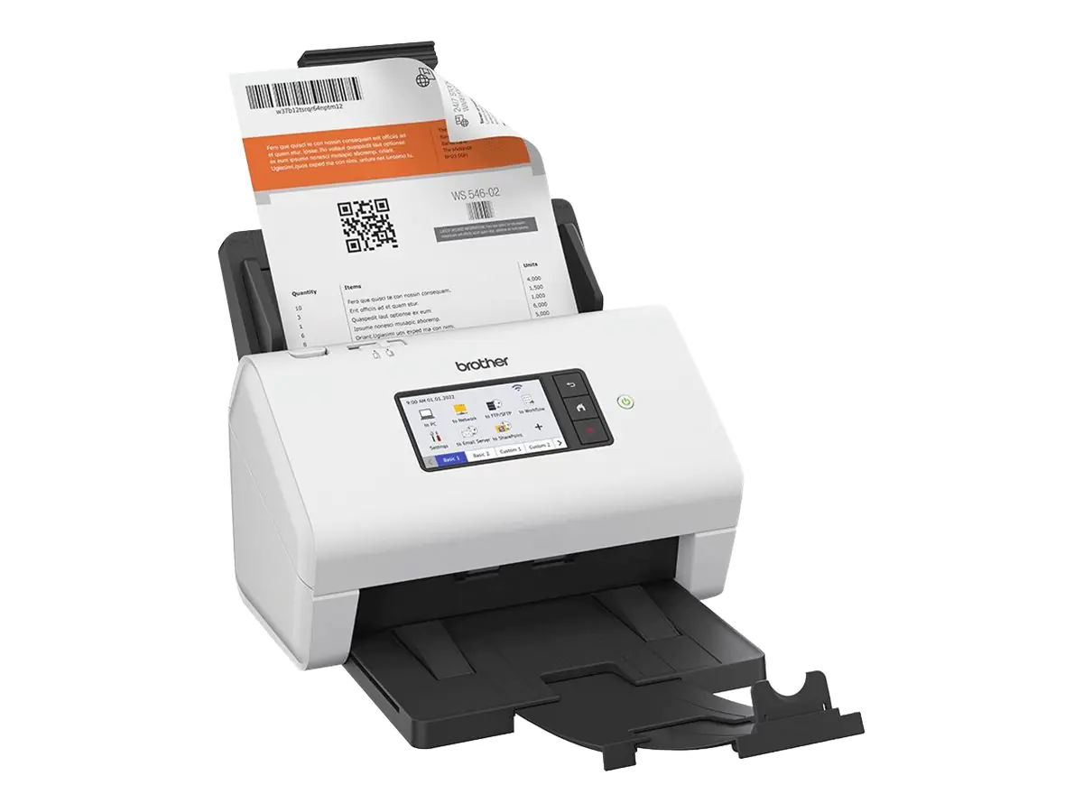 Brother ADS-4900W - Dokumentenscanner - Dual CIS - Duplex - A4 - 600 dpi x 600 dpi - bis zu 60 Seiten/Min. (einfarbig) / bis zu 60 Seiten/Min. (Farbe) - automatischer Dokumenteneinzug (100 Blätter) - bis zu 9000 Scanvorgänge/Tag - USB 3.0, LAN, Wi-Fi(n), Brother ADS-4900W - Dokumentenscanner - Dual CIS - Duplex - A4 - 600 dpi x 600 dpi - bis zu 60 Seiten/Min. (einfarbig) / bis zu 60 Seiten/Min. (Farbe) - automatischer Dokumenteneinzug (100 Blätter) - bis zu 9000 Scanvorgänge/Tag - USB 3.0, LAN, Wi-Fi(n),