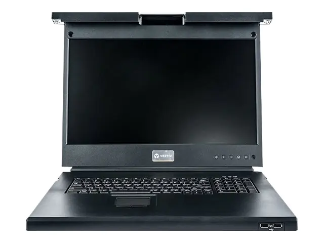 Avocent Local Rack Access - KVM-Konsole mit KVM-Switch - 8 Anschlüsse - USB - 48.3 cm (19") (18.5" sichtbar) - Rack - einbaufähig - 1366 x 768 @ 60 Hz - 250 cd/m² - VGA - 1U