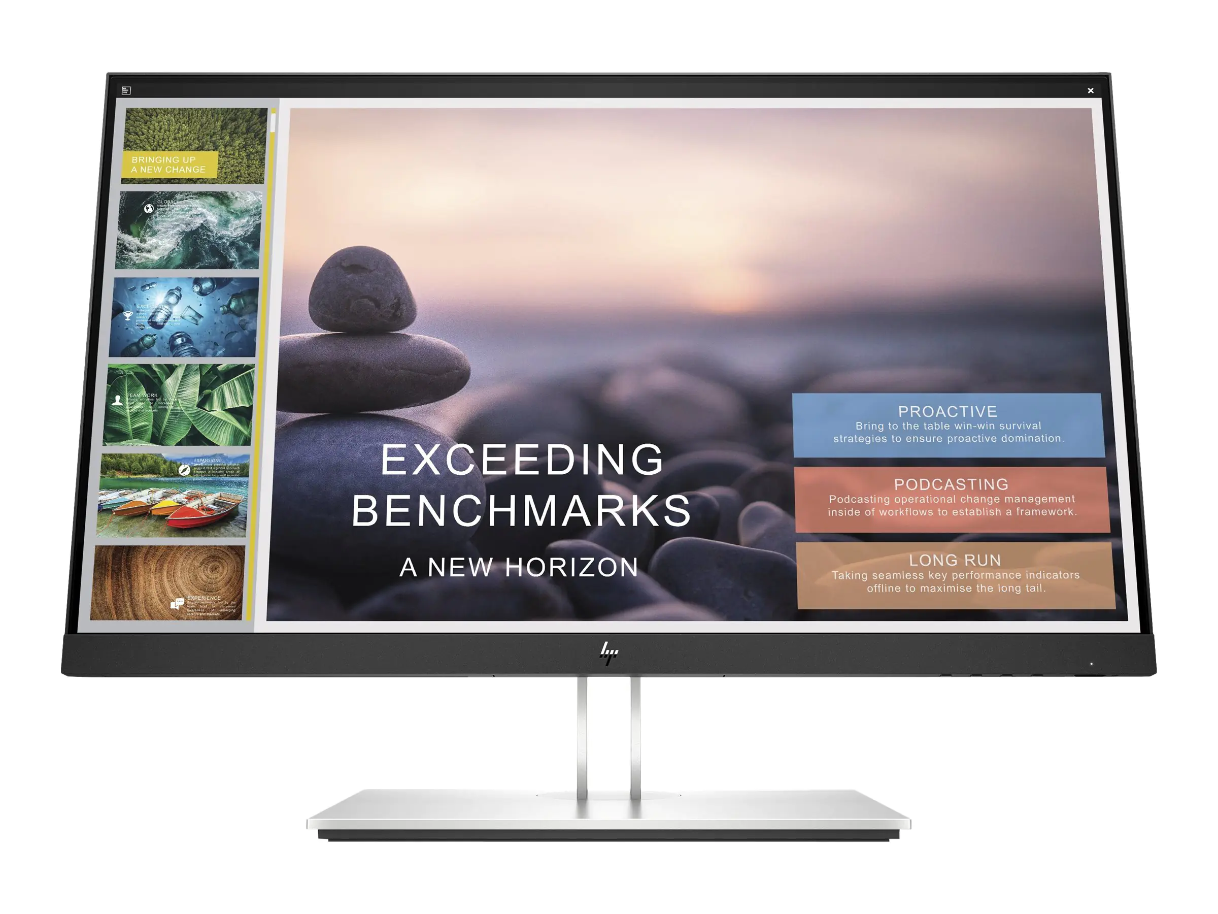 HP E24t G4 - E-Series - LED-Monitor - 61 cm (24") (23.8" sichtbar) - Touchscreen - 1920 x 1080 Full HD (1080p) @ 60 Hz - IPS - 300 cd/m² - 1000:1 - 5 ms - HDMI, VGA, DisplayPort - Schwarz