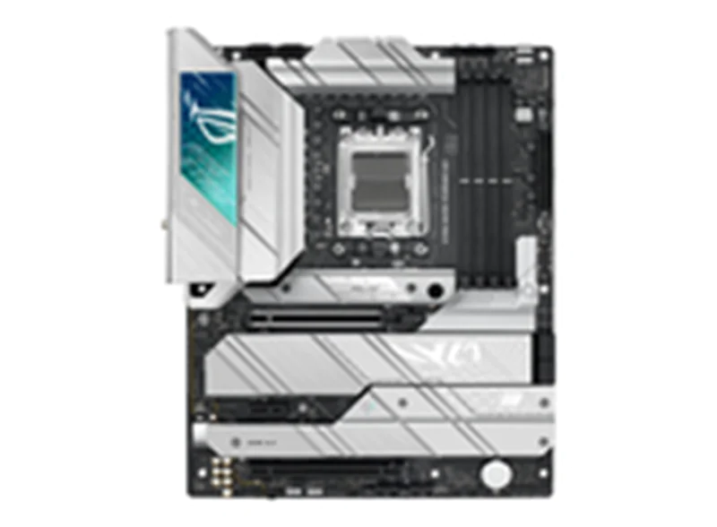 ASUS ROG Strix X670E-A Gaming WiFi - Motherboard - ATX - Socket AM5 - AMD X670E Chipsatz - USB-C 3.2 Gen2, USB-C Gen 2x2, USB 3.2 Gen 1, USB 3.2 Gen 2 - 2.5 Gigabit LAN, Wi-Fi 6, Bluetooth - Onboard-Grafik (CPU erforderlich) - HD Audio (8-Kanal)