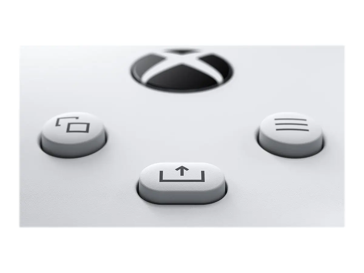 Microsoft Xbox Wireless Controller - Game Pad - kabellos - Bluetooth - weiß - für Microsoft Xbox Series X, Microsoft Xbox One S, Microsoft Xbox One X, Microsoft Xbox One, PC