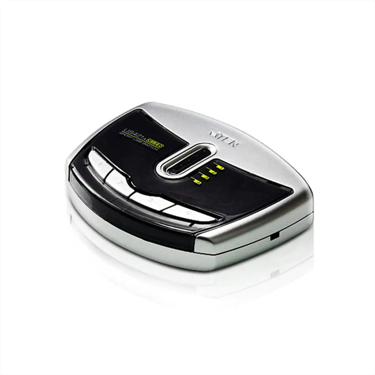 ATEN US421A - USB-Umschalter für die gemeinsame Nutzung von Peripheriegeräten - 4 x USB 2.0 - Desktop