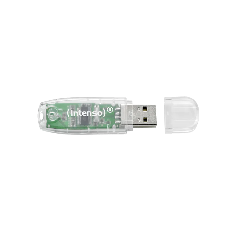Intenso Rainbow Line - USB-Flash-Laufwerk - 32 GB - USB 2.0 - durchsichtig Intenso Rainbow Line - USB-Flash-Laufwerk - 32 GB - USB 2.0 - durchsichtig