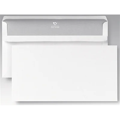 POSTHORN Briefumschlag Kompakt 235 x 125 mm (B x H) ohne Fenster 80g/m² mit Selbstklebung Papier weiß 1.000 St./Pack. POSTHORN Briefumschlag Kompakt 235 x 125 mm (B x H) ohne Fenster 80g/m² mit Selbstklebung Papier weiß 1.000 St./Pack.