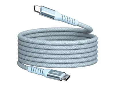 Verbatim - USB-Kabel - 24 pin USB-C (M) zu 24 pin USB-C (M) - 1.2 m - magnetisch, Charge and Sync, bis zu 480 Mbps, USB-C Power Delivery (60 W), unterstützt Power Delivery 3.0 - Blau