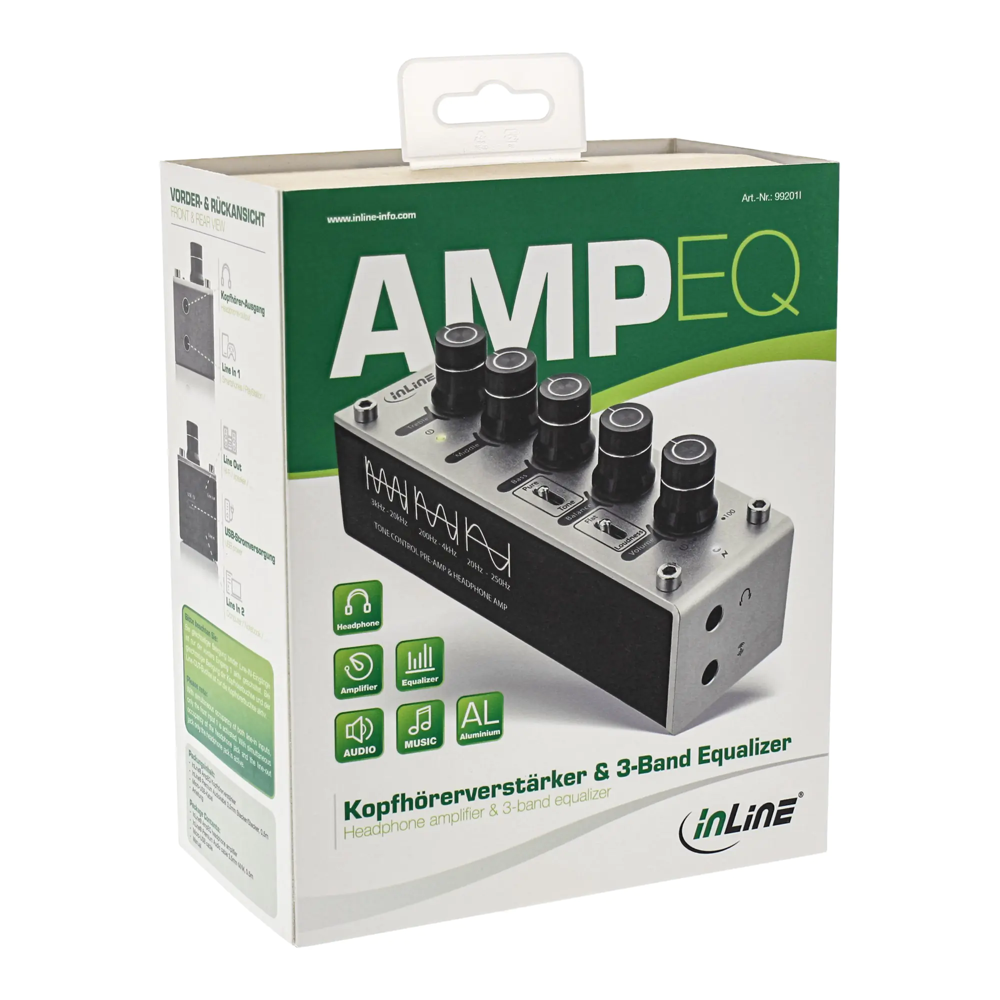 InLine AmpEQ - Kopfhörerverstärker